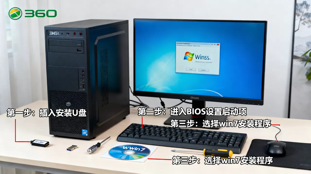 360服务器怎么安装win7系统?,重装步骤有哪些 360服务器怎么安装win7系统?,重装步骤有哪些