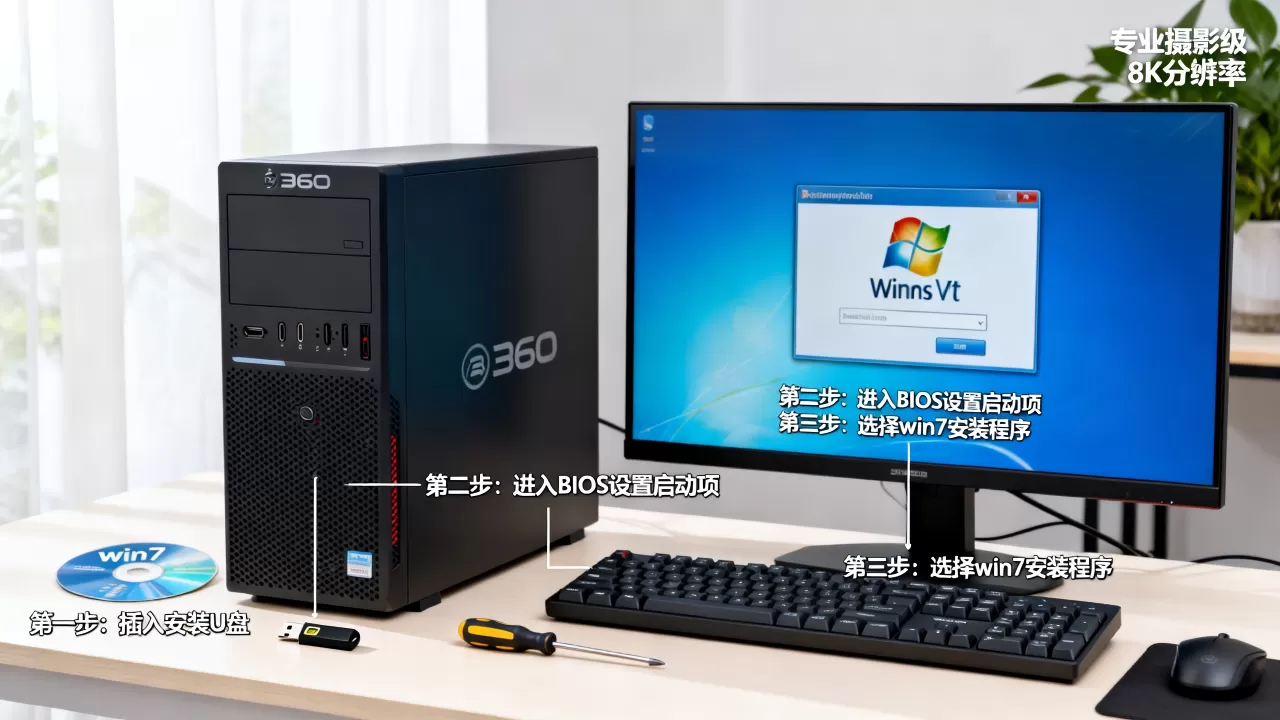360服务器怎么安装win7系统?,重装步骤有哪些 360服务器怎么安装win7系统?,重装步骤有哪些