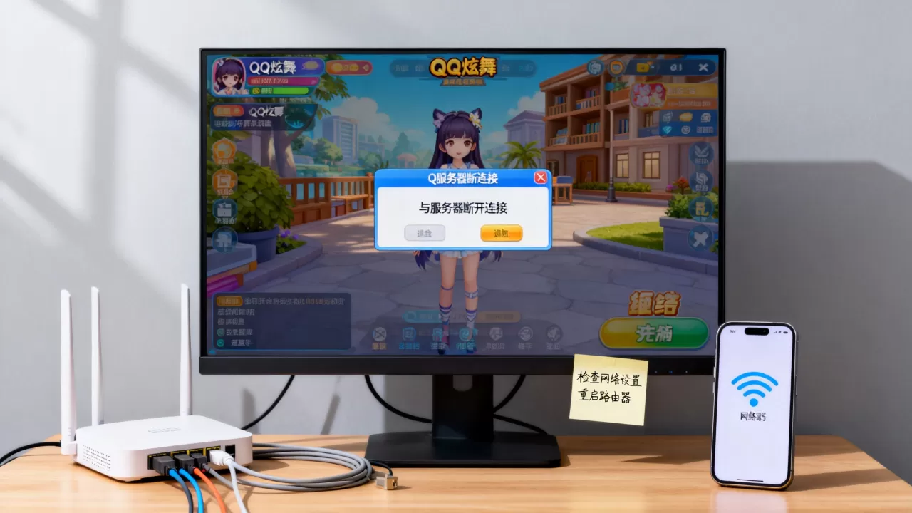 QQ炫舞为什么经常和服务器断开连接?,网络不稳定怎么解决? QQ炫舞为什么经常和服务器断开连接?,网络不稳定怎么解决?