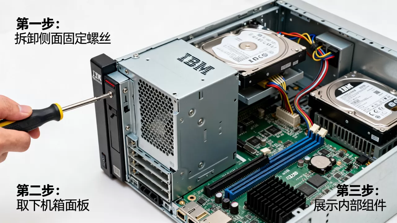 IBM服务器x3250m4怎么拆机箱?,拆机步骤有哪些? IBM服务器x3250m4怎么拆机箱?,拆机步骤有哪些?