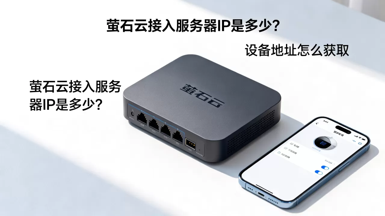 萤石云接入服务器IP是多少?,设备地址怎么获取 萤石云接入服务器IP是多少?,设备地址怎么获取
