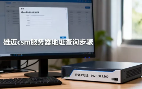 雄迈csm服务器地址到底是多少，怎么查询？