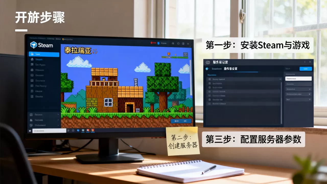 Steam版泰拉瑞亚如何开服务器?开服步骤有哪些? Steam版泰拉瑞亚如何开服务器?开服步骤有哪些?