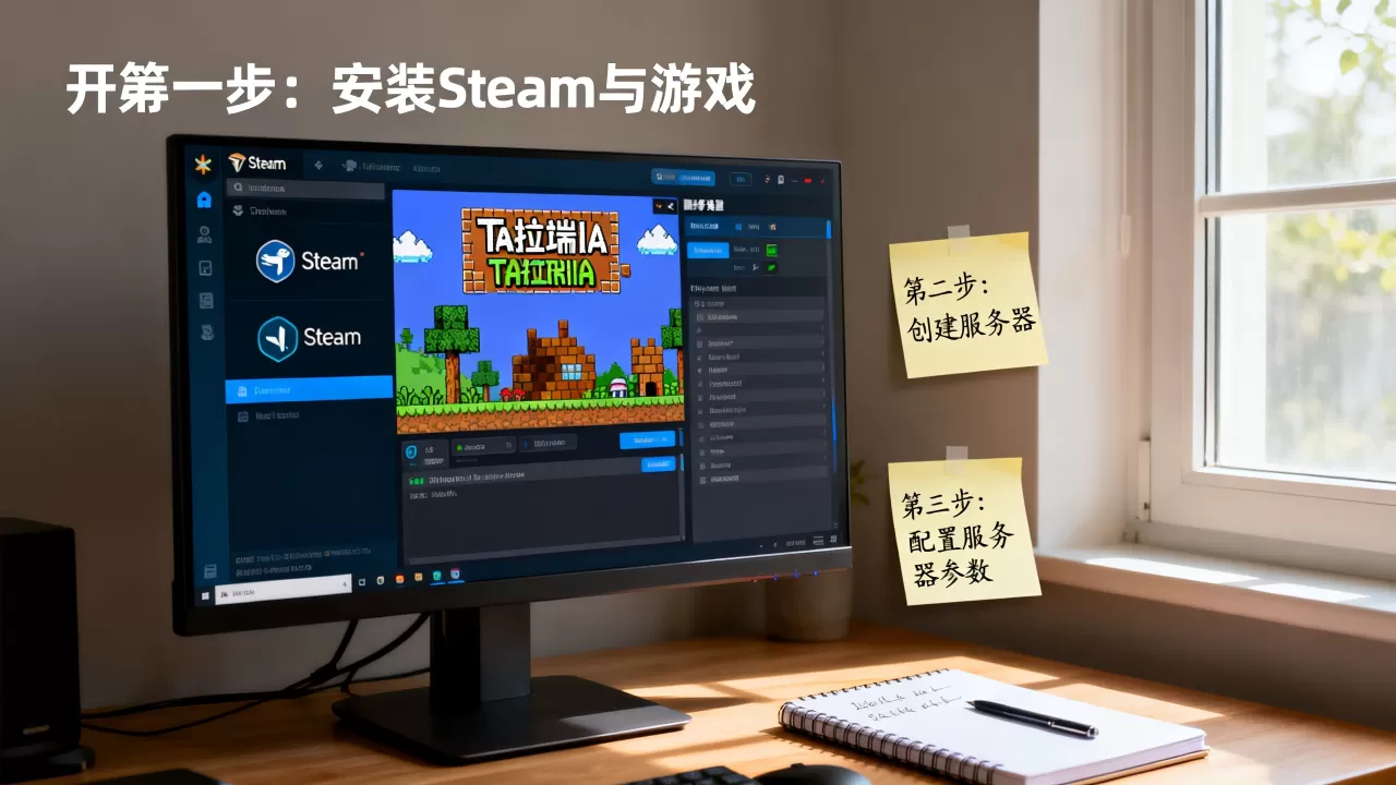 Steam版泰拉瑞亚如何开服务器?开服步骤有哪些? Steam版泰拉瑞亚如何开服务器?开服步骤有哪些?