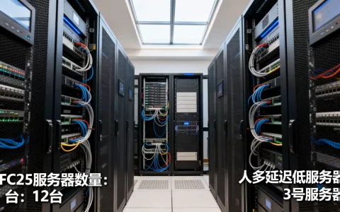 FC25一共有多少个服务器，哪个服务器人多延迟低？
