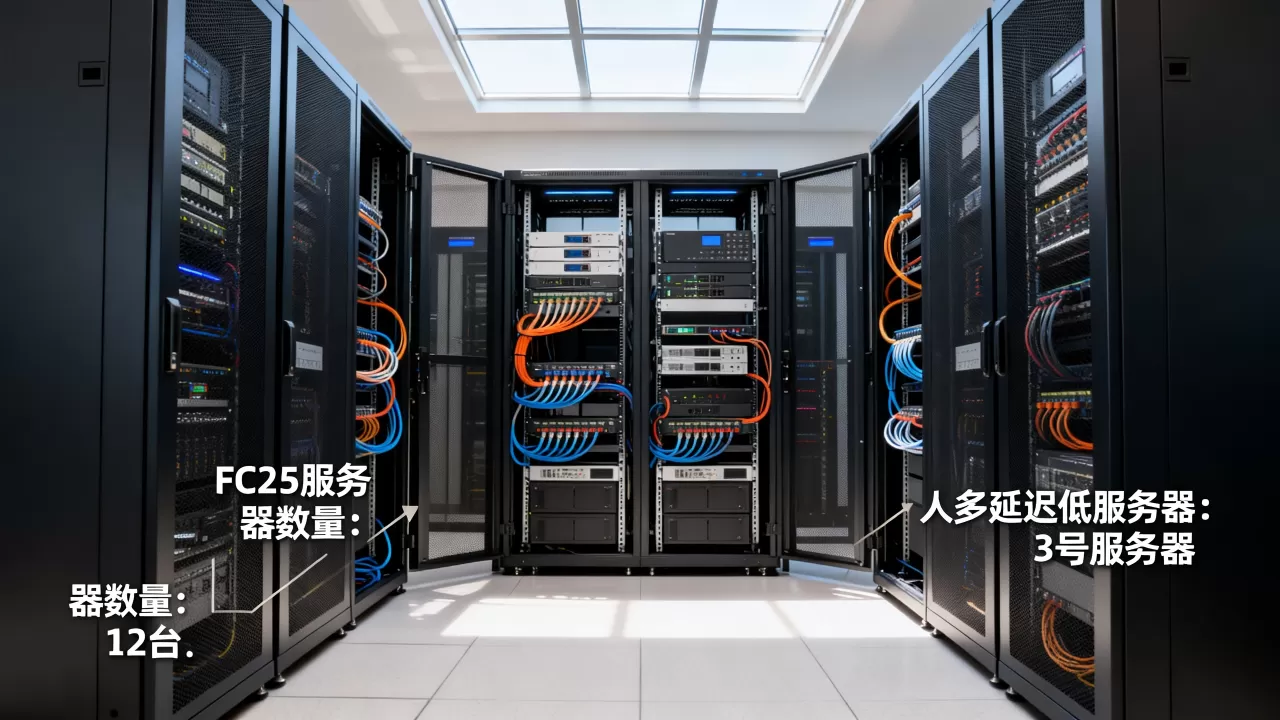 FC25一共有多少个服务器,哪个服务器人多延迟低? FC25一共有多少个服务器,哪个服务器人多延迟低?