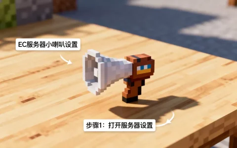 我的世界EC服务器小喇叭怎么弄，有没有教程？