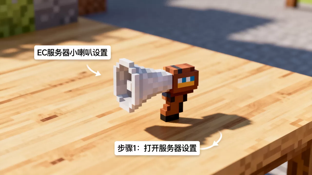 我的世界EC服务器小喇叭怎么弄,有没有教程? 我的世界EC服务器小喇叭怎么弄,有没有教程?
