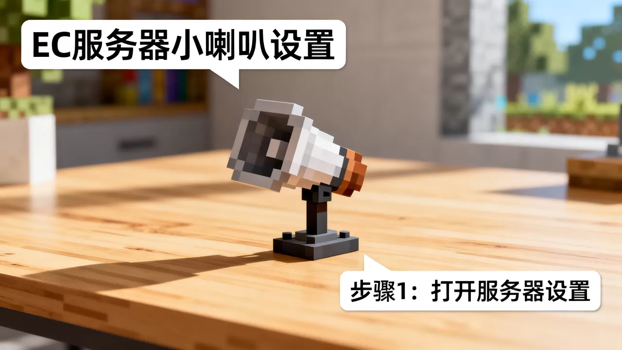 我的世界EC服务器小喇叭怎么弄,有没有教程? 我的世界EC服务器小喇叭怎么弄,有没有教程?