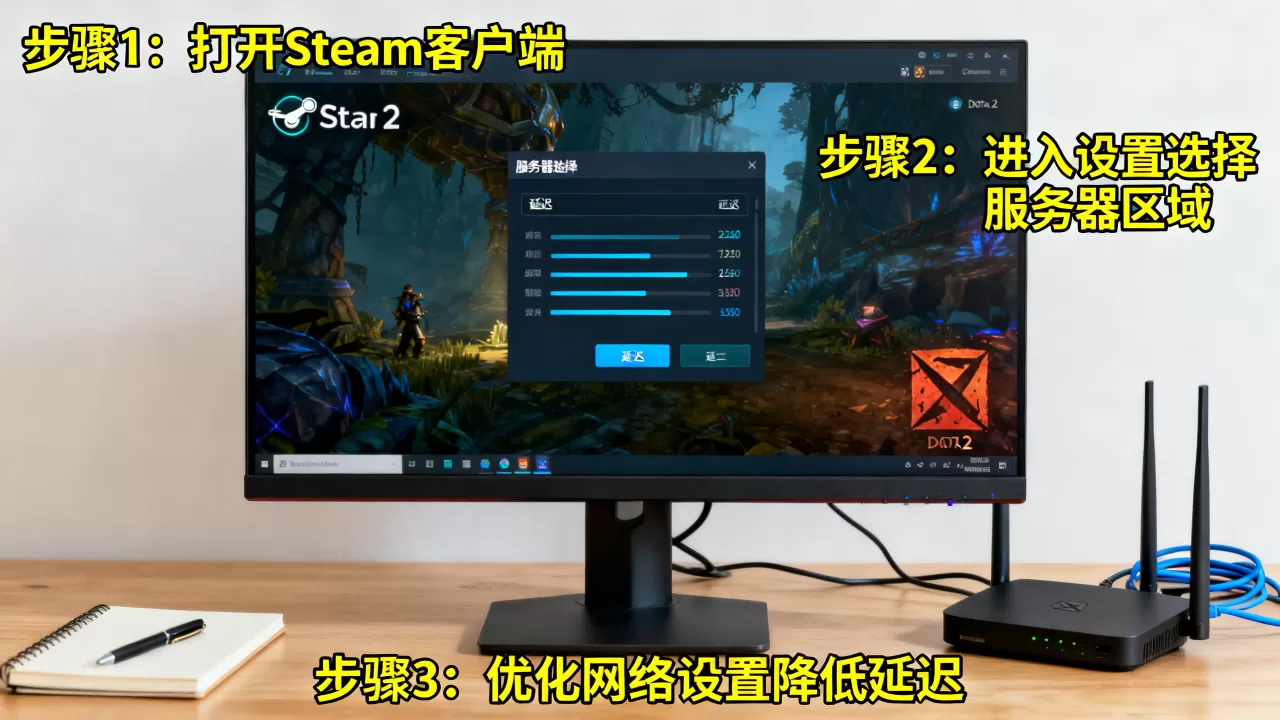 Dota2在Steam上怎么改服务器?,延迟高怎么办? Dota2在Steam上怎么改服务器?,延迟高怎么办?