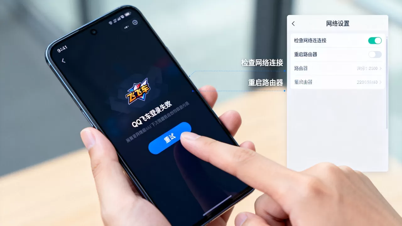 QQ飞车用QQ服务器失败是怎么回事,怎么解决登录失败问题? QQ飞车用QQ服务器失败是怎么回事,怎么解决登录失败问题?