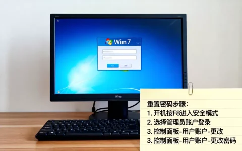 Win7设置服务器密码忘了怎么办，如何重置Win7密码？