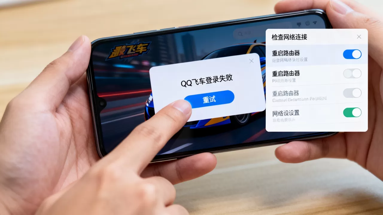 QQ飞车用QQ服务器失败是怎么回事,怎么解决登录失败问题? QQ飞车用QQ服务器失败是怎么回事,怎么解决登录失败问题?