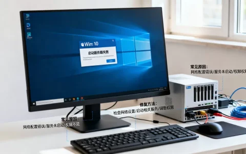 Win10系统启动服务器失败怎么办，常见原因和修复方法？