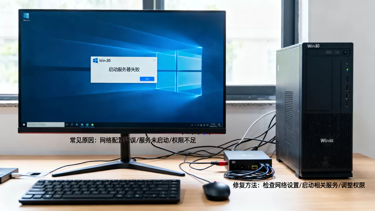 Win10系统启动服务器失败怎么办,常见原因和修复方法? Win10系统启动服务器失败怎么办,常见原因和修复方法?