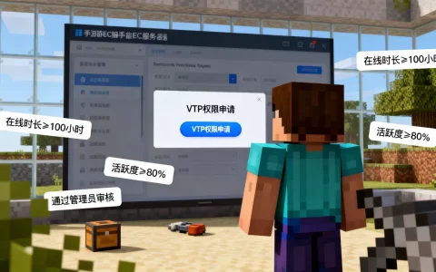 我的世界手游ec服务器怎么成为vtp，需要什么条件？