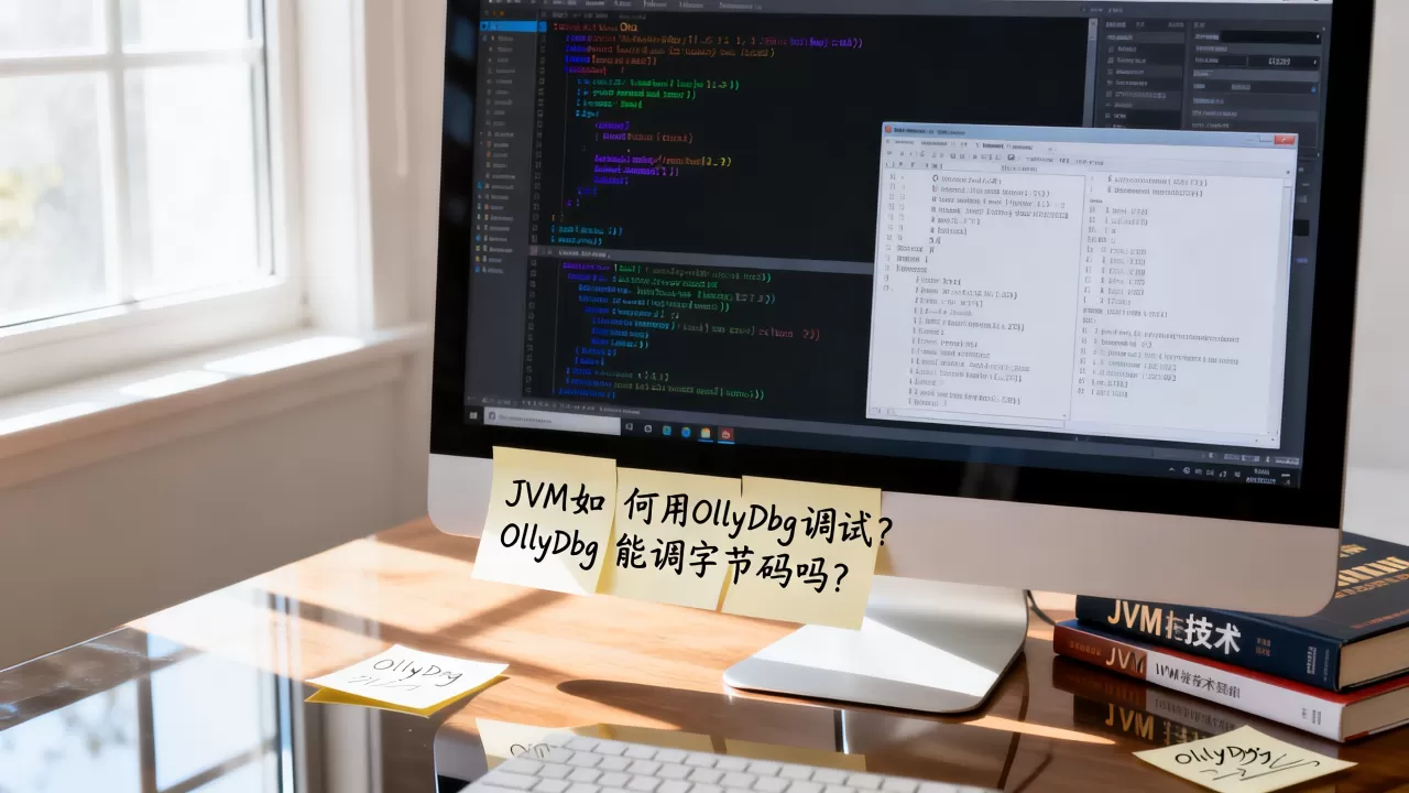 JVM如何用OllyDbg调试?OllyDbg能调字节码吗? JVM如何用OllyDbg调试?OllyDbg能调字节码吗?