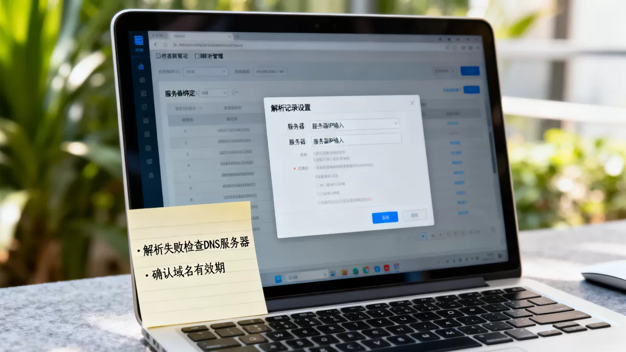 建站时如何解析域名并绑定服务器?,域名解析失败怎么办? 建站时如何解析域名并绑定服务器?,域名解析失败怎么办?