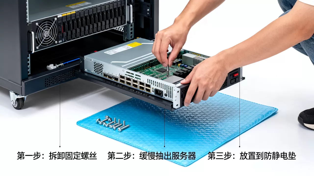 H3C服务器如何从机柜下架?,服务器拆卸步骤有哪些 H3C服务器如何从机柜下架?,服务器拆卸步骤有哪些