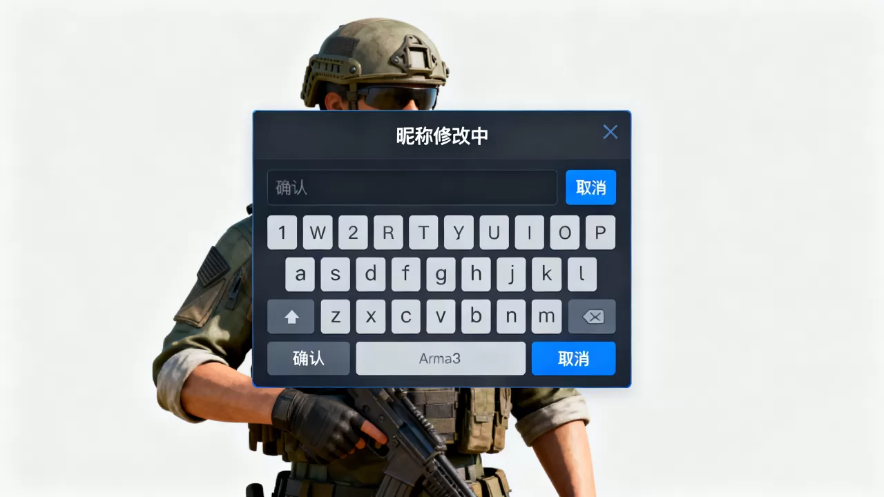 如何在arma3服务器里改名字?,游戏昵称怎么改? 如何在arma3服务器里改名字?,游戏昵称怎么改?