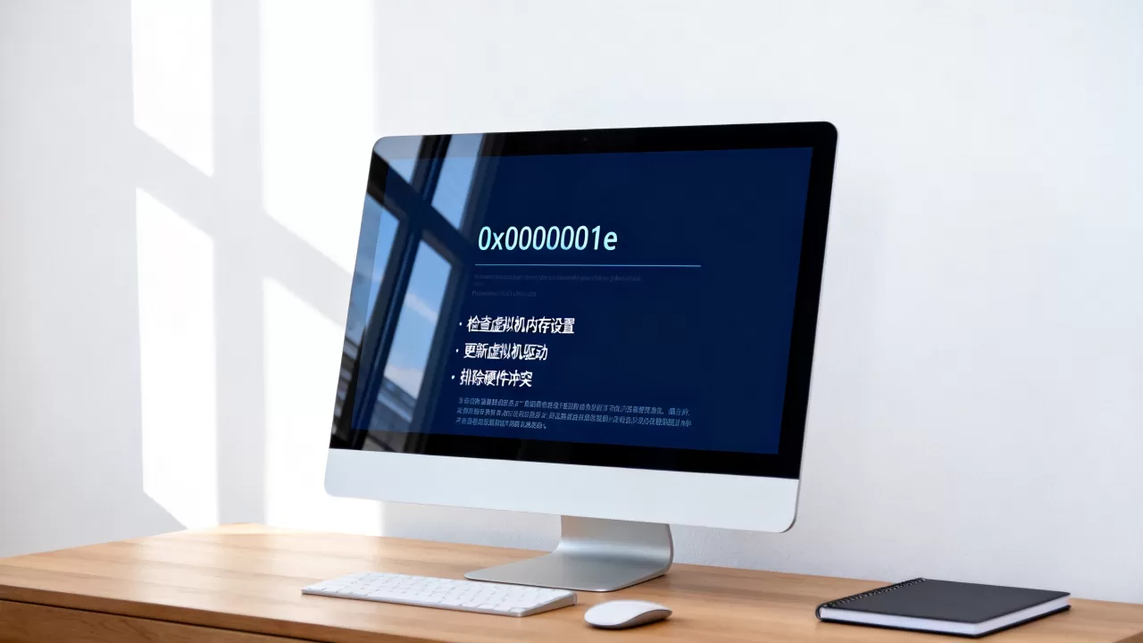 虚拟机出现这个蓝屏错误代码怎么办?蓝屏代码0x0000001e如何解决? 虚拟机出现这个蓝屏错误代码怎么办?蓝屏代码0x0000001e如何解决?