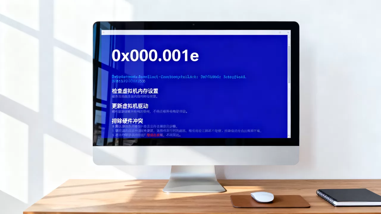 虚拟机出现这个蓝屏错误代码怎么办?蓝屏代码0x0000001e如何解决? 虚拟机出现这个蓝屏错误代码怎么办?蓝屏代码0x0000001e如何解决?