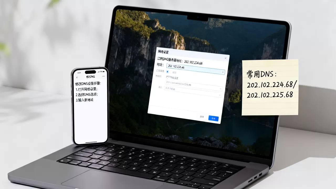 江阴dns的服务器地址是多少?,如何修改dns设置。 江阴dns的服务器地址是多少?,如何修改dns设置。