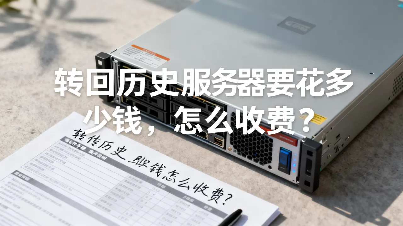 转回历史服务器要花多少钱,怎么收费? 转回历史服务器要花多少钱,怎么收费?