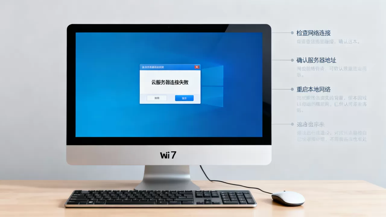 win7进入云服务器失败怎么解决,云服务器连接不上怎么办 win7进入云服务器失败怎么解决,云服务器连接不上怎么办