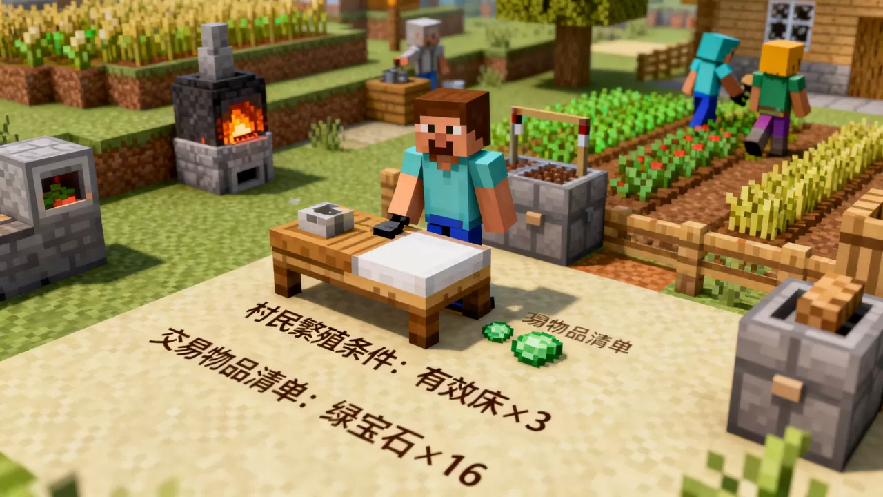 我的世界服务器如何获得32k村民,有什么用? 我的世界服务器如何获得32k村民,有什么用?