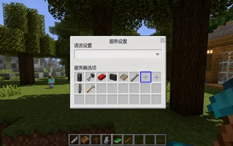 我的世界服务器语言怎么改，在哪里设置呢？