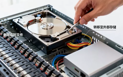 服务器D盘满了怎么清理，如何释放磁盘空间