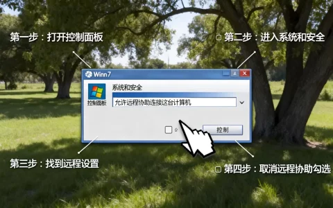 win7电脑怎么关闭远程桌面服务器,关闭远程桌面的操作步骤是什么