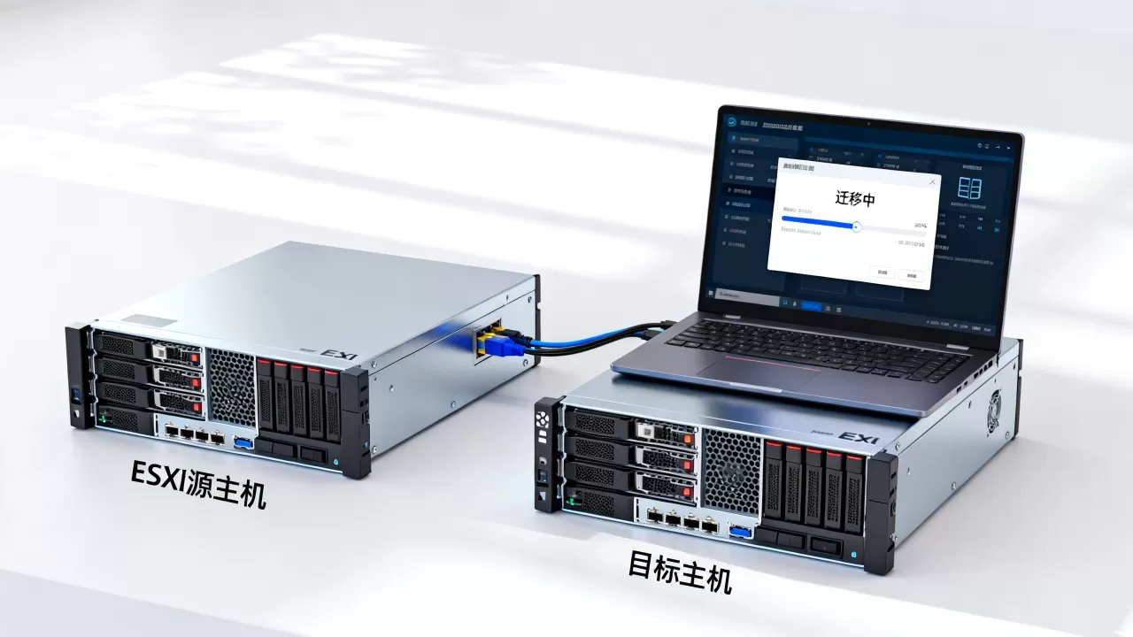 如何将ESXi虚拟机无损转移到另一台主机?,迁移用什么方法 如何将ESXi虚拟机无损转移到另一台主机?,迁移用什么方法