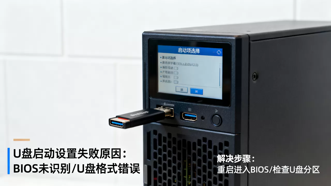 服务器U盘启动设置失败怎么办,是什么原因? 服务器U盘启动设置失败怎么办,是什么原因?