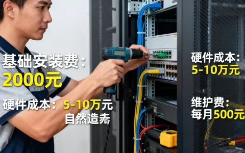 安装电信服务器需要多少钱，费用高不高怎么收费？