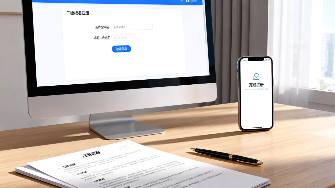 二级域名怎么注册?新手详细步骤教程来了!,二级域名注册流程是什么? 二级域名怎么注册?新手详细步骤教程来了!,二级域名注册流程是什么?