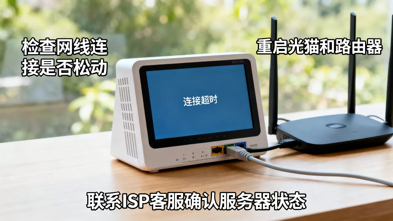 光猫连isp服务器超时咋回事,如何解决? 光猫连isp服务器超时咋回事,如何解决?