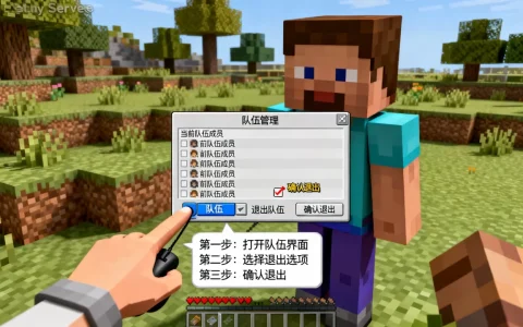 我的世界clay粘土服务器怎么才能退出队伍？，退队方法有哪些