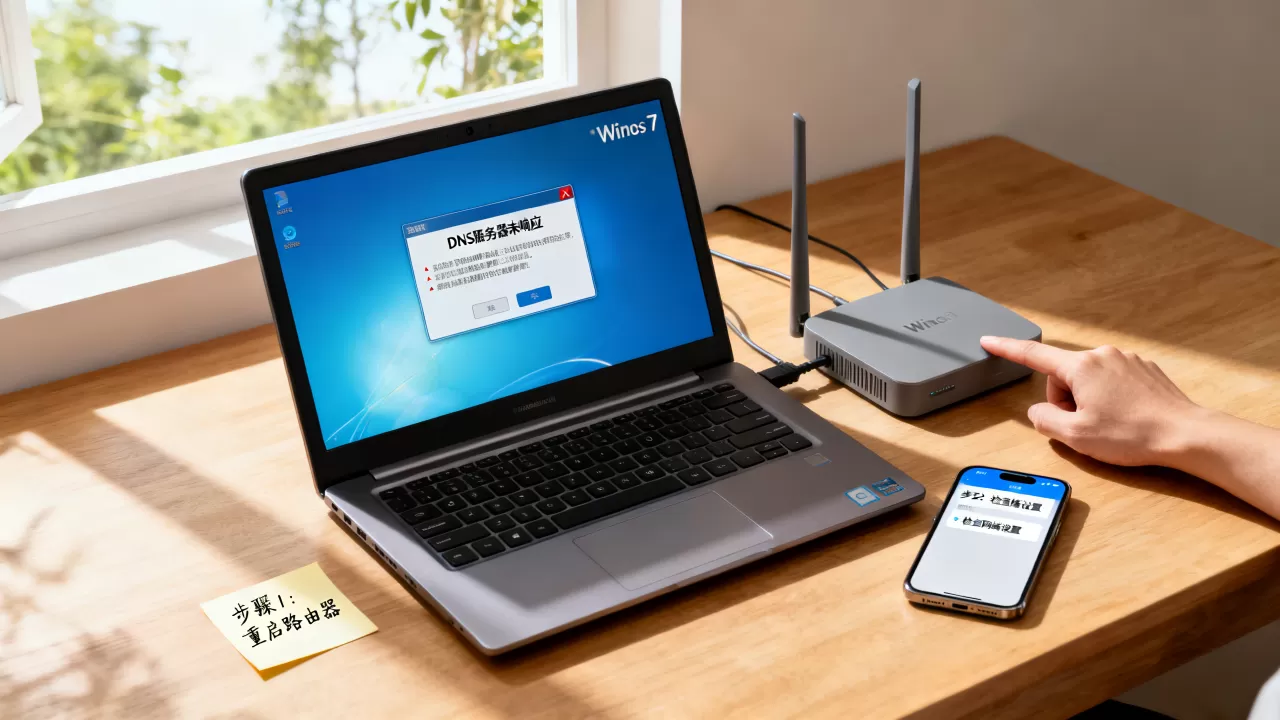 Win7找不到DNS服务器怎么办,DNS未响应怎么解决? Win7找不到DNS服务器怎么办,DNS未响应怎么解决?