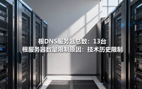 根DNS服务器总共有多少台，根服务器为什么只有13个？
