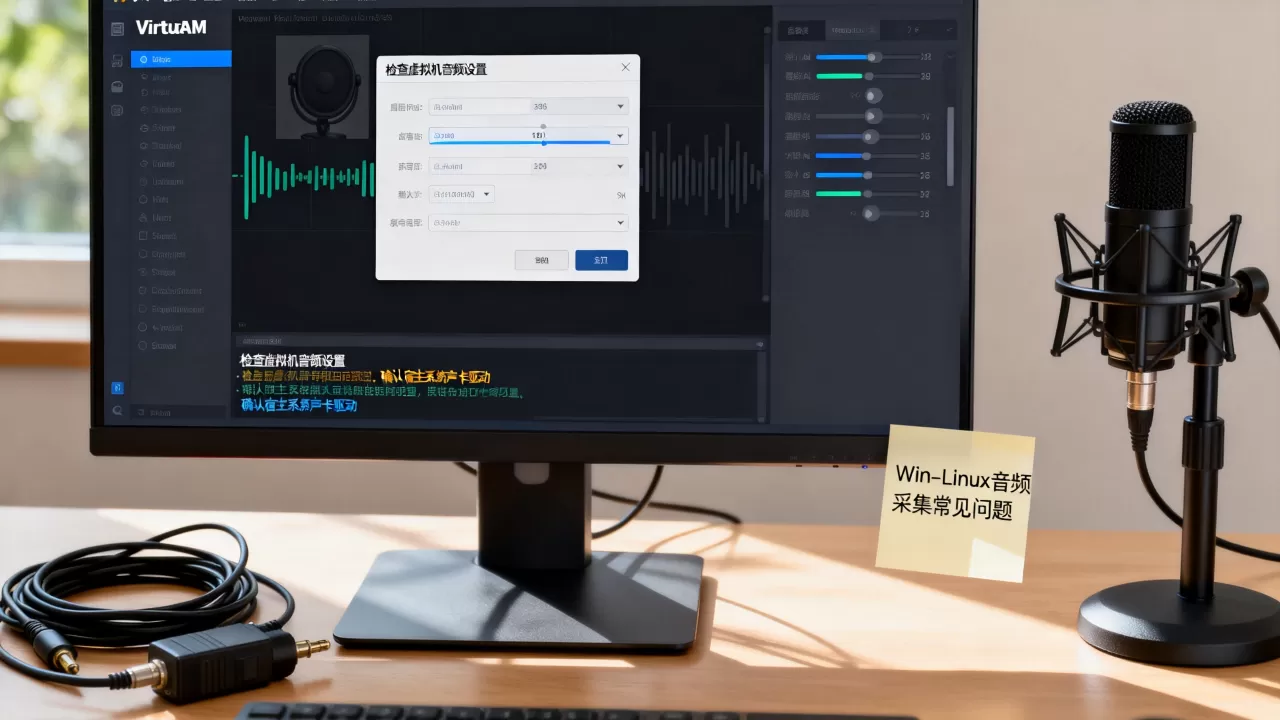 虚拟机声卡采集没声音?Win/Linux系统音频采集无声怎么办 虚拟机声卡采集没声音?Win/Linux系统音频采集无声怎么办
