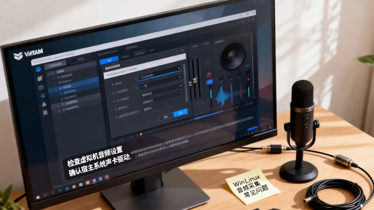 虚拟机声卡采集没声音?Win/Linux系统音频采集无声怎么办 虚拟机声卡采集没声音?Win/Linux系统音频采集无声怎么办