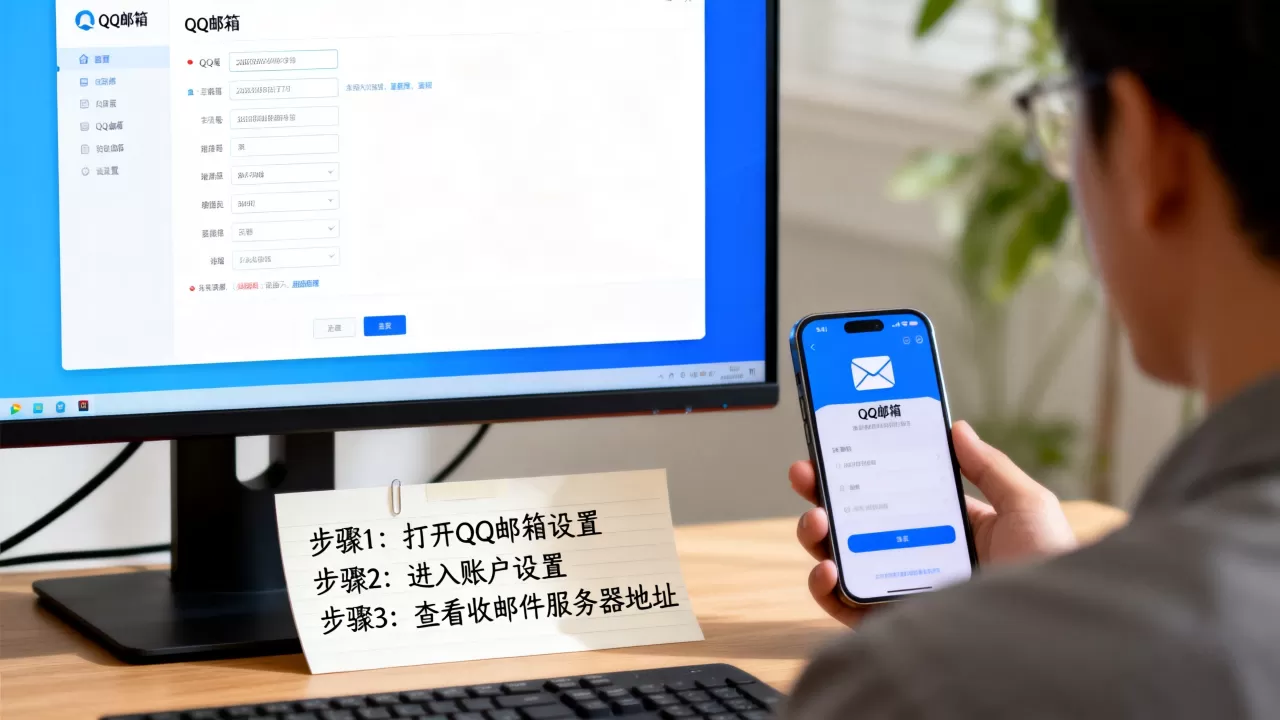 qq邮箱收邮件服务器地址怎么看?,设置步骤有哪些? qq邮箱收邮件服务器地址怎么看?,设置步骤有哪些?