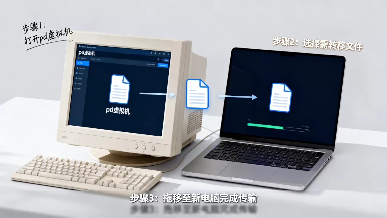 pd虚拟机转移文件到新电脑步骤详解?,怎么操作? pd虚拟机转移文件到新电脑步骤详解?,怎么操作?