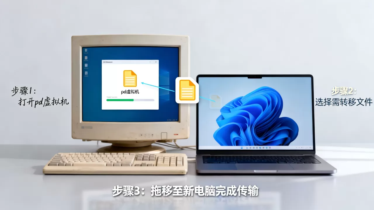 pd虚拟机转移文件到新电脑步骤详解?,怎么操作? pd虚拟机转移文件到新电脑步骤详解?,怎么操作?