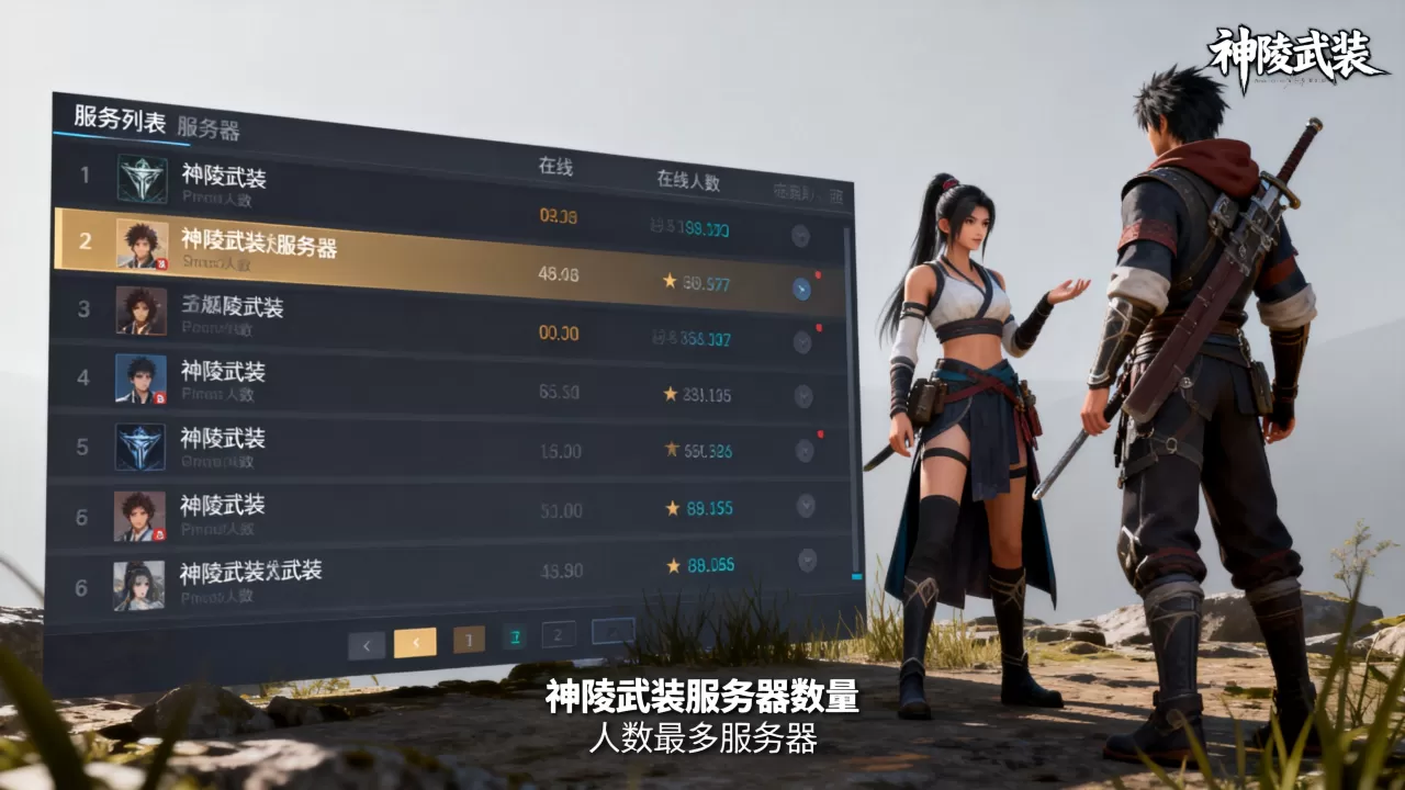 神陵武装一共有多少个服务器,神陵武装哪个服务器人最多? 神陵武装一共有多少个服务器,神陵武装哪个服务器人最多?