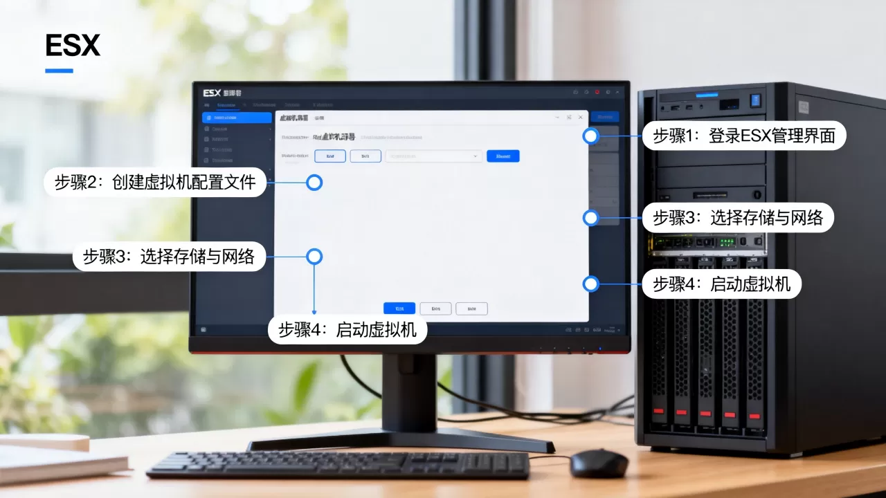 esx部署虚拟机步骤有哪些?新手怎么快速上手? esx部署虚拟机步骤有哪些?新手怎么快速上手?