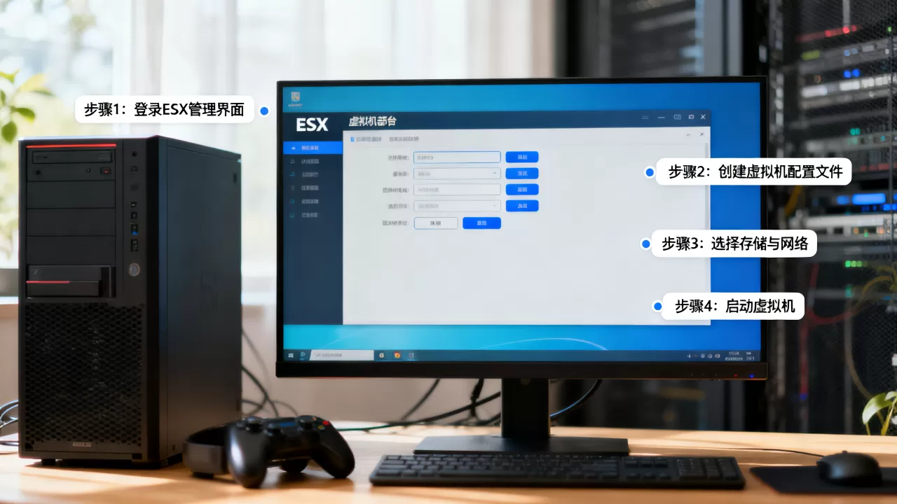 esx部署虚拟机步骤有哪些?新手怎么快速上手? esx部署虚拟机步骤有哪些?新手怎么快速上手?