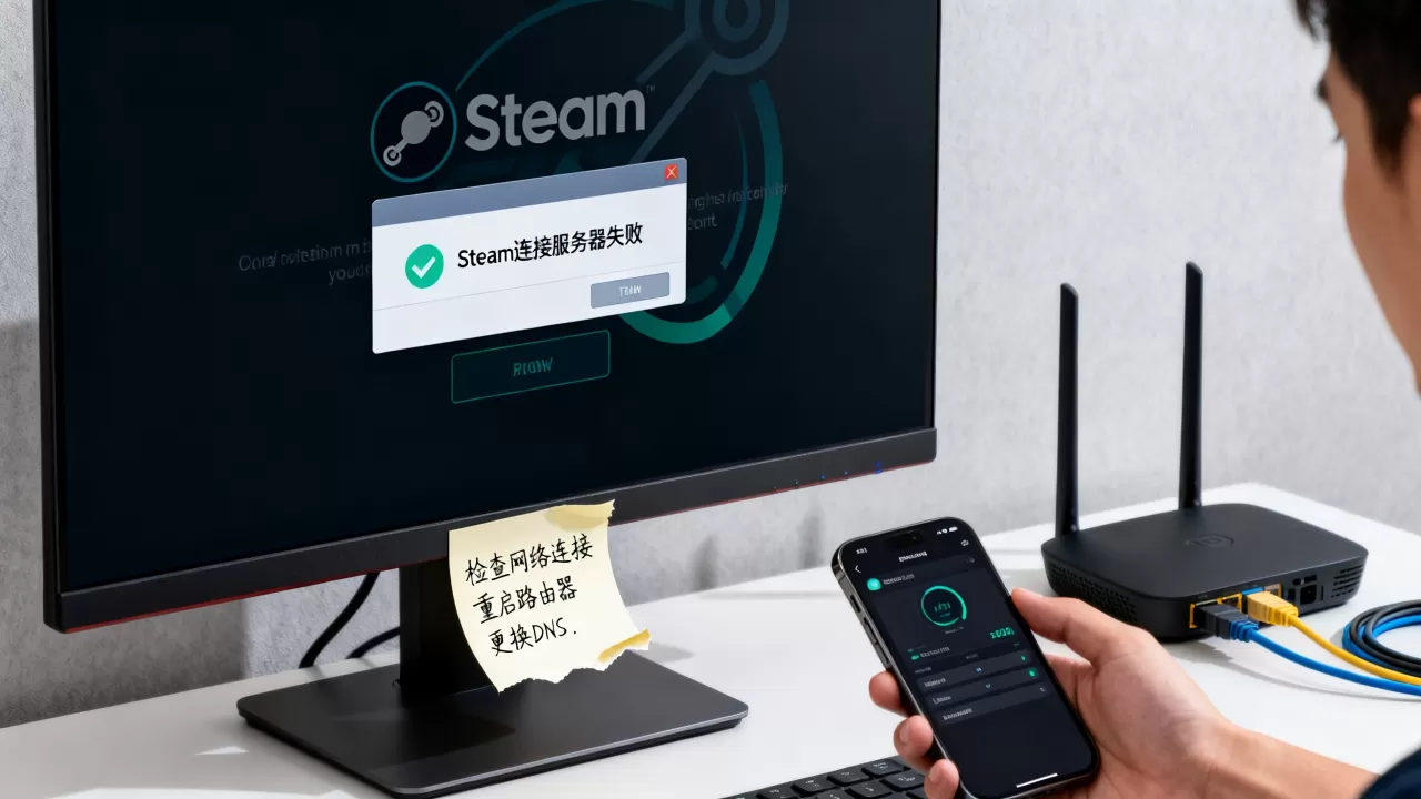 Steam链接不上服务器失败怎么办,为什么总是连不上? Steam链接不上服务器失败怎么办,为什么总是连不上?